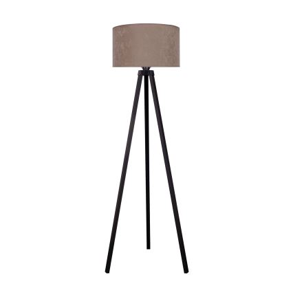 Brilagi - Lattiavalaisin VELVET 1xE27/60W/230V wenge/beige