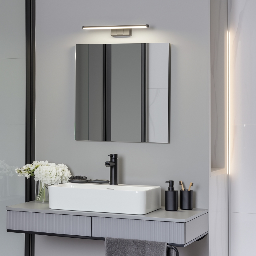 Brilagi - LED-kylpyhuoneen peilivalaisin 3-in-1 VESTRA LED/8W/230V 40 cm IP44 musta
