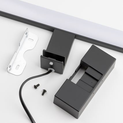 Brilagi - LED-kylpyhuoneen peilivalaisin 3-in-1 VESTRA LED/8W/230V 40 cm IP44 musta