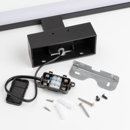 Brilagi - LED-kylpyhuoneen peilivalaisin 3-in-1 VESTRA LED/8W/230V 40 cm IP44 musta