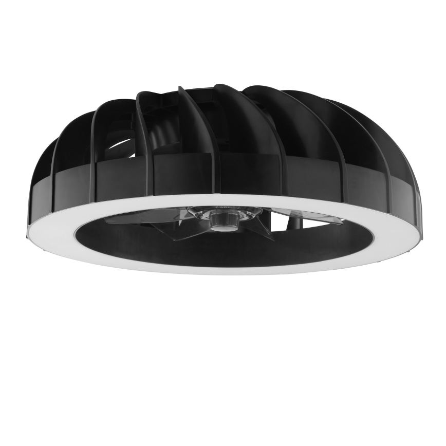 Brilliant - LED RGBW himmennettävä kattotuuletin valolla FANORA LED/30W/230V 2700-6500K halkaisija 46 cm musta + kaukosäädin