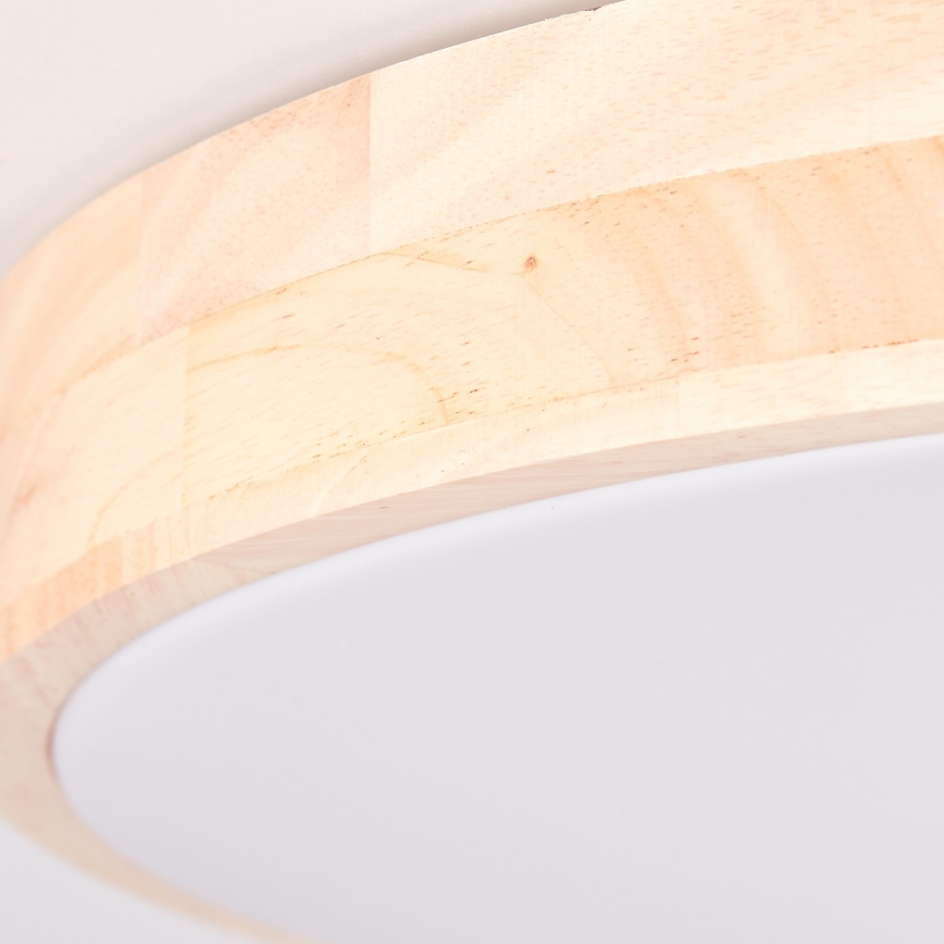 Brilliant - LED-himmennettävä kattovalaisin SLIMLINE LED/60W/230V 3000–6500 K Ø 45 cm kumipuu + kaukosäädin