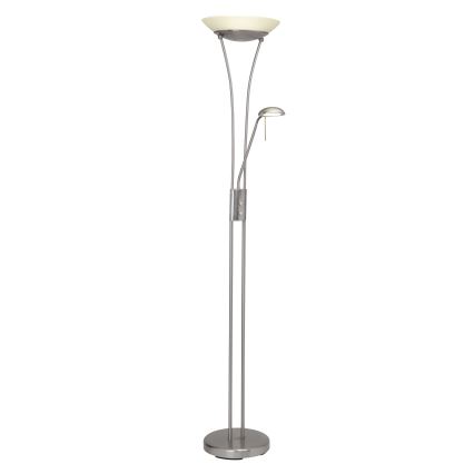 Brilliant - Himennettävä LED-lattiavalaisin FINN 2xLED/13W/230V mattakromi