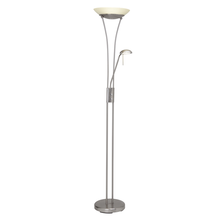 Brilliant - Himennettävä LED-lattiavalaisin FINN 2xLED/13W/230V mattakromi