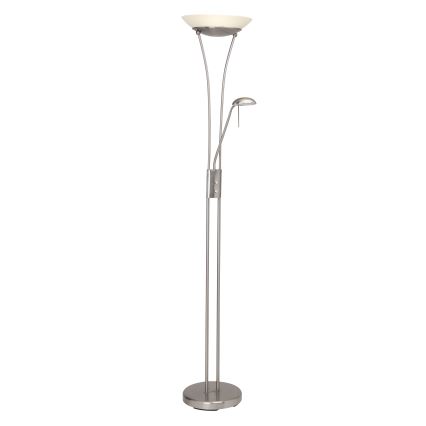 Brilliant - Himennettävä LED-lattiavalaisin FINN 2xLED/13W/230V mattakromi