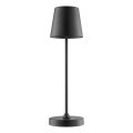 Brilliant - himmennettävä ladattava kosketusohjattu ulkokäyttöinen pöytävalaisin ELORA LED/2,5W/5V 2700K 2600 mAh IP44 musta
