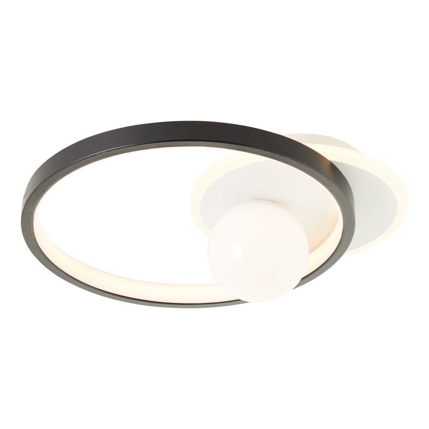Brilliant - Himmennettävä LED-kattovalaisin ATLANTA LED/24W/230V musta/valkoinen