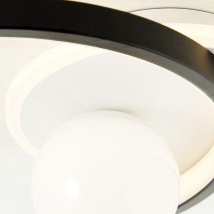Brilliant - Himmennettävä LED-kattovalaisin ATLANTA LED/24W/230V musta/valkoinen