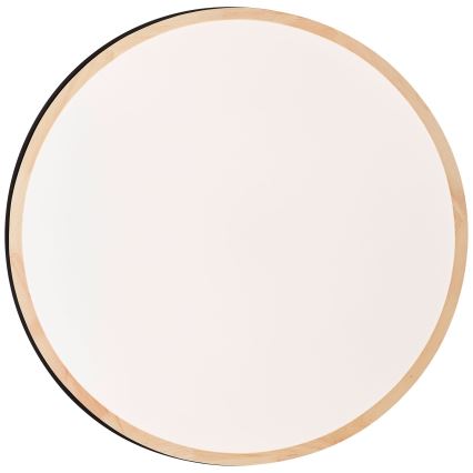 Brilliant - Himmennettävä LED-kattovalaisin BAARLO LED/36W/230V 3000-6500K halkaisija 50 cm musta/kumiviikuna + kauko-ohjaus - FSC sertifioitu