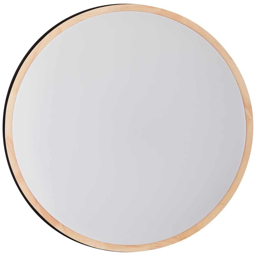 Brilliant - Himmennettävä LED-kattovalaisin BAARLO LED/36W/230V 3000-6500K halkaisija 50 cm musta/kumiviikuna + kauko-ohjaus - FSC sertifioitu