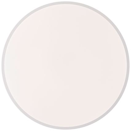 Brilliant - Himmennettävä LED-kattovalaisin BAARLO LED/36W/230V 3000-6500K halkaisija 50 cm valkoinen/kumiviikuna + kauko-ohjaus - FSC sertifioitu