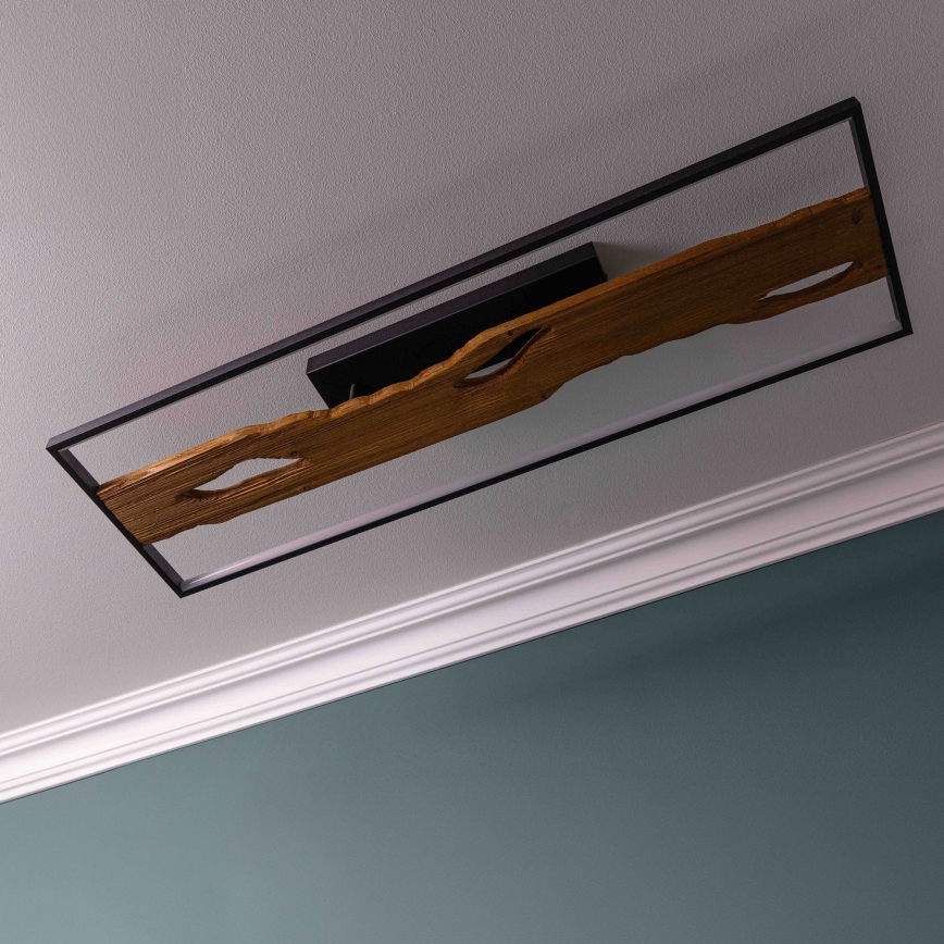 Brilliant - Himmennettävä LED-kattovalaisin CHAUMONT LED/48W/230V kumiviikuna - FSC sertifioitu