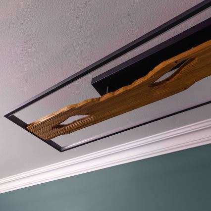 Brilliant - Himmennettävä LED-kattovalaisin CHAUMONT LED/48W/230V kumiviikuna - FSC sertifioitu