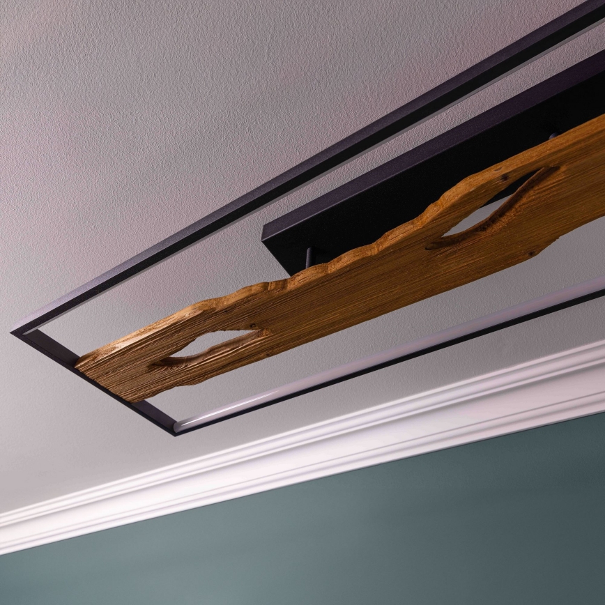 Brilliant - Himmennettävä LED-kattovalaisin CHAUMONT LED/48W/230V kumiviikuna - FSC sertifioitu