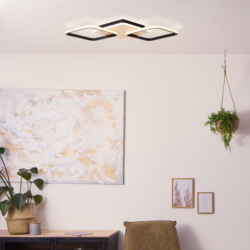 Brilliant - Himmennettävä LED-kattovalaisin DENNET LED/40W/230V 3000K 62x62 cm