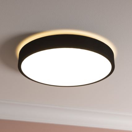 Brilliant - Himmennettävä LED-kattovalaisin FILIZ LED/24W/230V halkaisija 38,5 cm musta