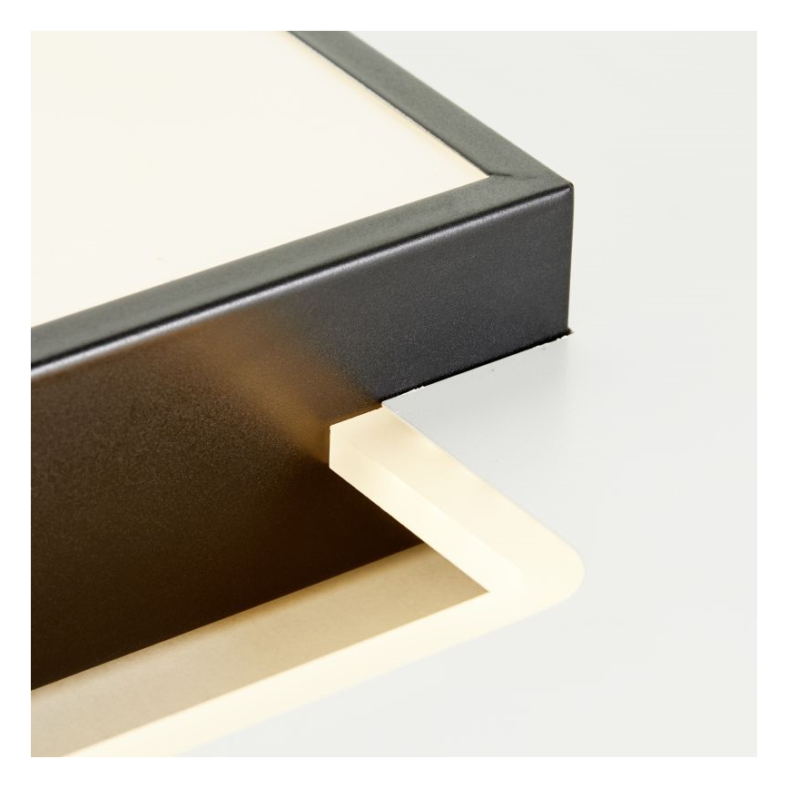 Brilliant - Himmennettävä LED-kattovalaisin HUTSON LED/60W/230V 3000-7100K 50x80 cm valkoinen + kauko-ohjaus