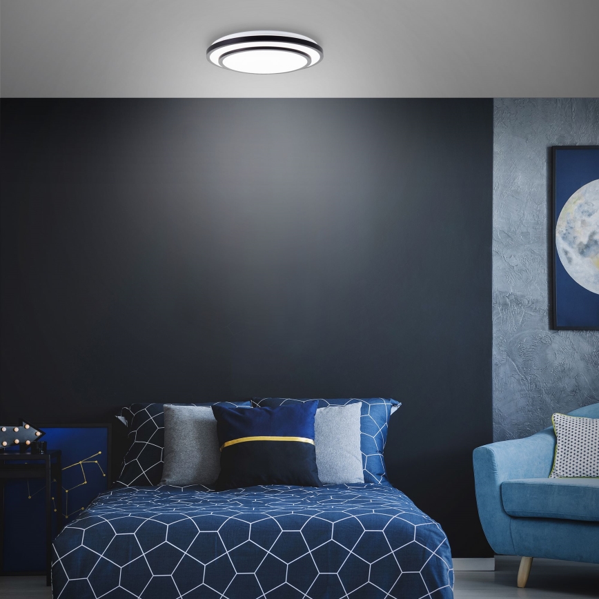 Brilliant - Himmennettävä LED-kattovalaisin LUCIANO LED/40W/230V 3000-6500K + kauko-ohjaus