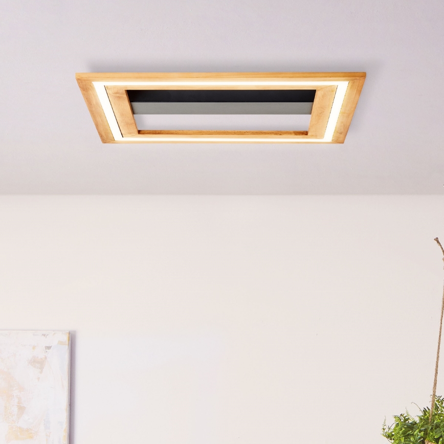 Brilliant - Himmennettävä LED-kattovalaisin RHEA LED/24W/230V 3000K 45x45 cm