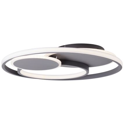 Brilliant - Himmennettävä LED-kattovalaisin RUNDA LED/50W/230V 3000-6500K musta + kauko-ohjaus