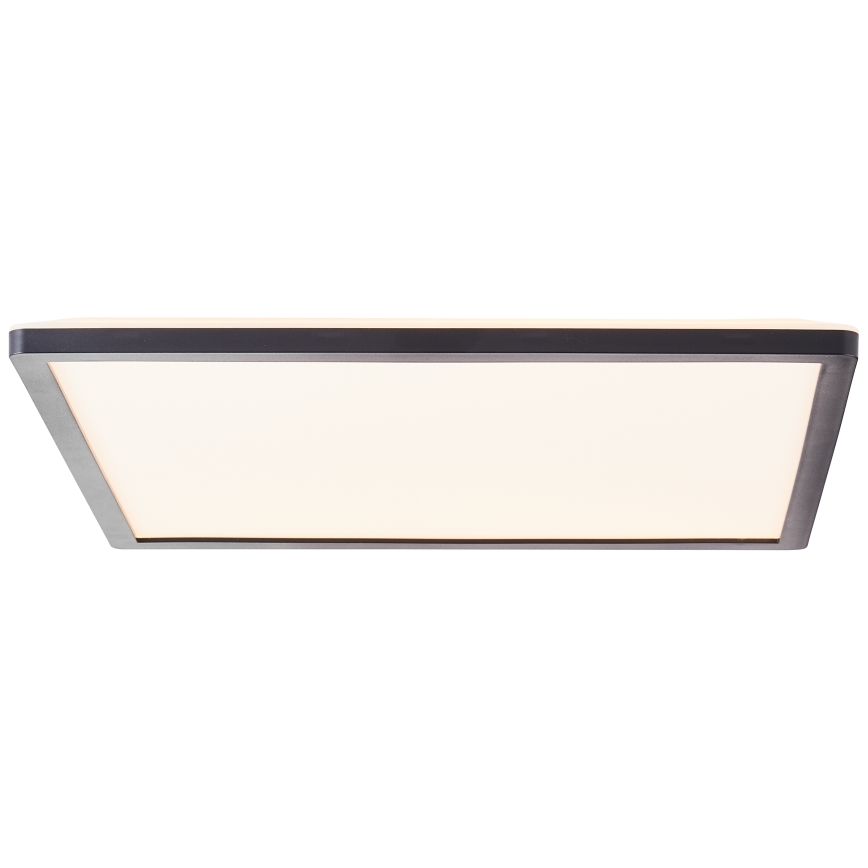 Brilliant - LED-himennettävä kattovalaisin SORELL LED/24/230V 3000-6500K 42x42 cm musta + kaukosäädin