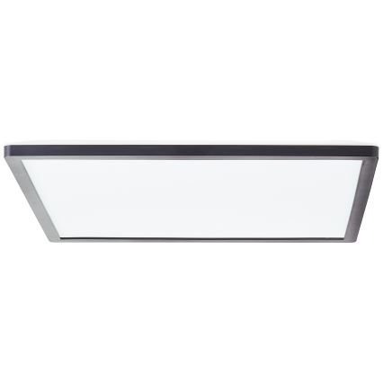 Brilliant - LED-himennettävä kattovalaisin SORELL LED/24/230V 3000-6500K 42x42 cm musta + kaukosäädin