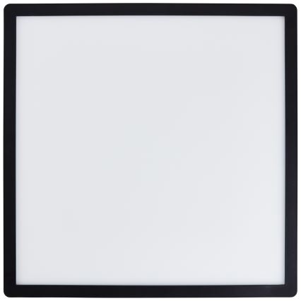 Brilliant - LED-himennettävä kattovalaisin SORELL LED/24/230V 3000-6500K 42x42 cm musta + kaukosäädin