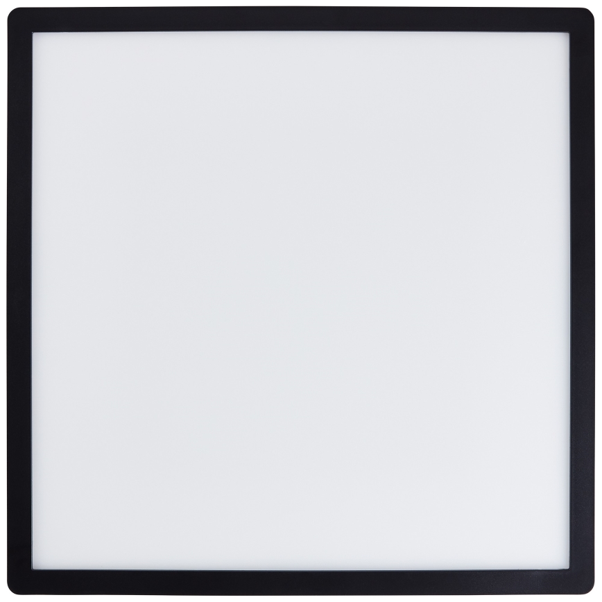 Brilliant - LED-himennettävä kattovalaisin SORELL LED/24/230V 3000-6500K 42x42 cm musta + kaukosäädin