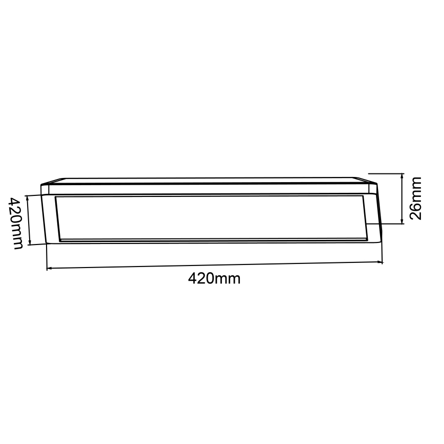 Brilliant - LED-himennettävä kattovalaisin SORELL LED/24/230V 3000-6500K 42x42 cm musta + kaukosäädin