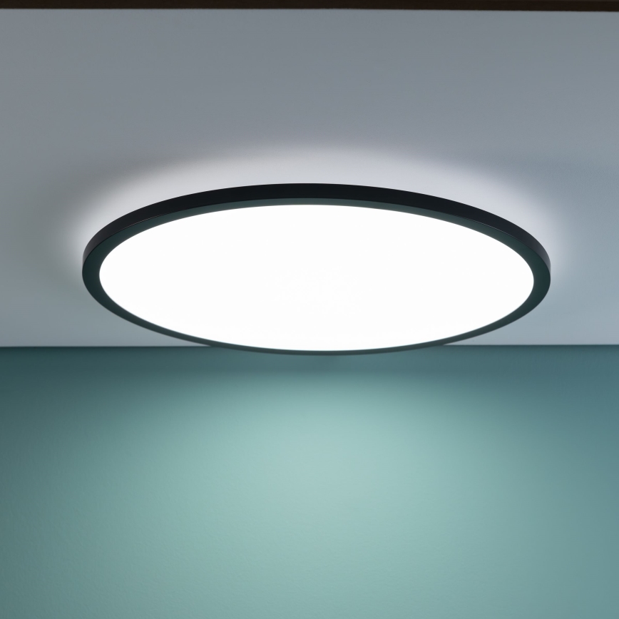 Brilliant – TUCO himmennettävä LED-kattovalaisin, 33 W, 230 V, 3000–6500 K, Ø 50 cm, musta, kaukosäädin mukana