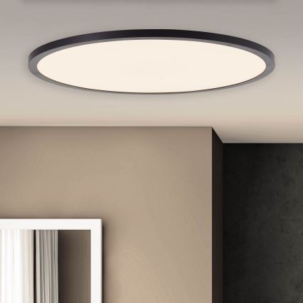 Brilliant – TUCO himmennettävä LED-kattovalaisin, 33 W, 230 V, 3000–6500 K, Ø 50 cm, musta, kaukosäädin mukana