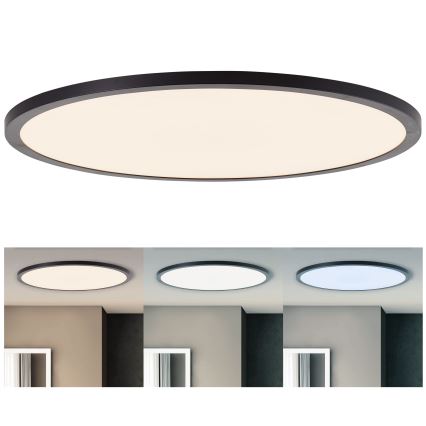 Brilliant – TUCO himmennettävä LED-kattovalaisin, 33 W, 230 V, 3000–6500 K, Ø 50 cm, musta, kaukosäädin mukana