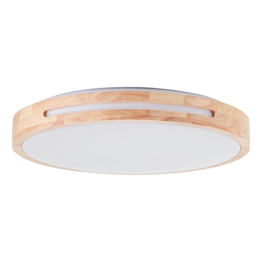Brilliant - Himmennettävä LED-kattovalaisin WOODBURY LED/24W/230V halkaisija 39 cm kumiviikuna - FSC sertifioitu