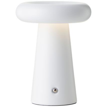 Brilliant - LED Himmennettävä kosketus ulko pöytävalaisin MUFFIN LED/3W/5V USB 2600 mAh IP44 valkoinen