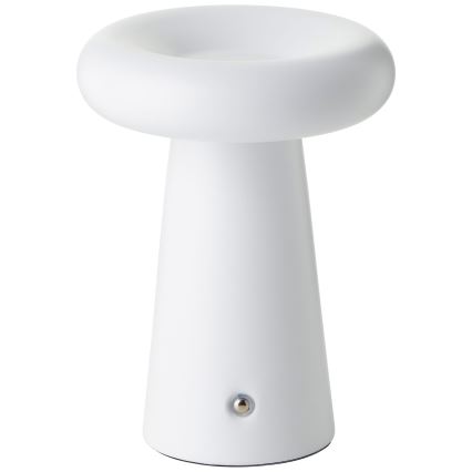 Brilliant - LED Himmennettävä kosketus ulko pöytävalaisin MUFFIN LED/3W/5V USB 2600 mAh IP44 valkoinen