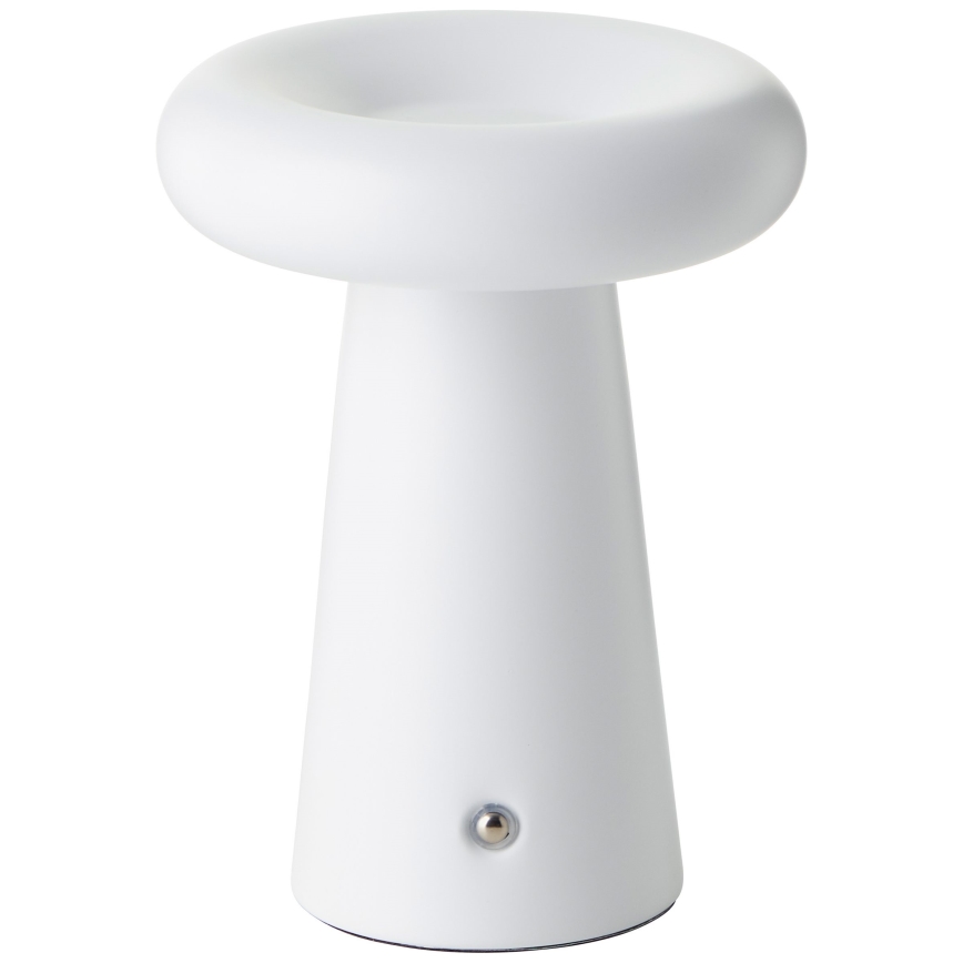 Brilliant - LED Himmennettävä kosketus ulko pöytävalaisin MUFFIN LED/3W/5V USB 2600 mAh IP44 valkoinen