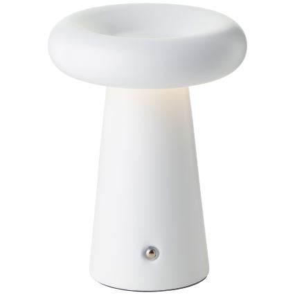 Brilliant - LED Himmennettävä kosketus ulko pöytävalaisin MUFFIN LED/3W/5V USB 2600 mAh IP44 valkoinen