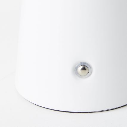 Brilliant - LED Himmennettävä kosketus ulko pöytävalaisin MUFFIN LED/3W/5V USB 2600 mAh IP44 valkoinen