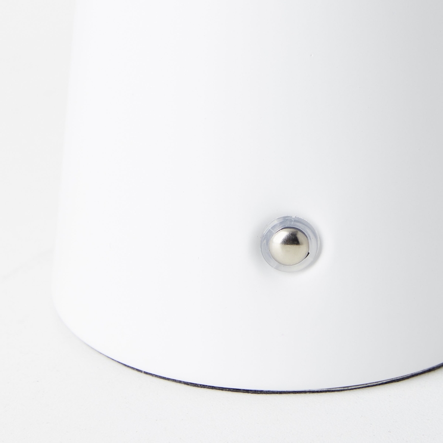 Brilliant - LED Himmennettävä kosketus ulko pöytävalaisin MUFFIN LED/3W/5V USB 2600 mAh IP44 valkoinen