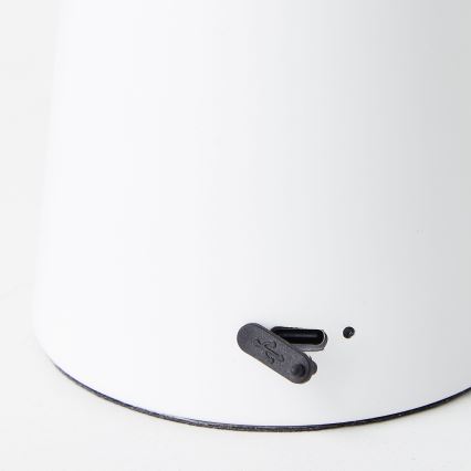 Brilliant - LED Himmennettävä kosketus ulko pöytävalaisin MUFFIN LED/3W/5V USB 2600 mAh IP44 valkoinen