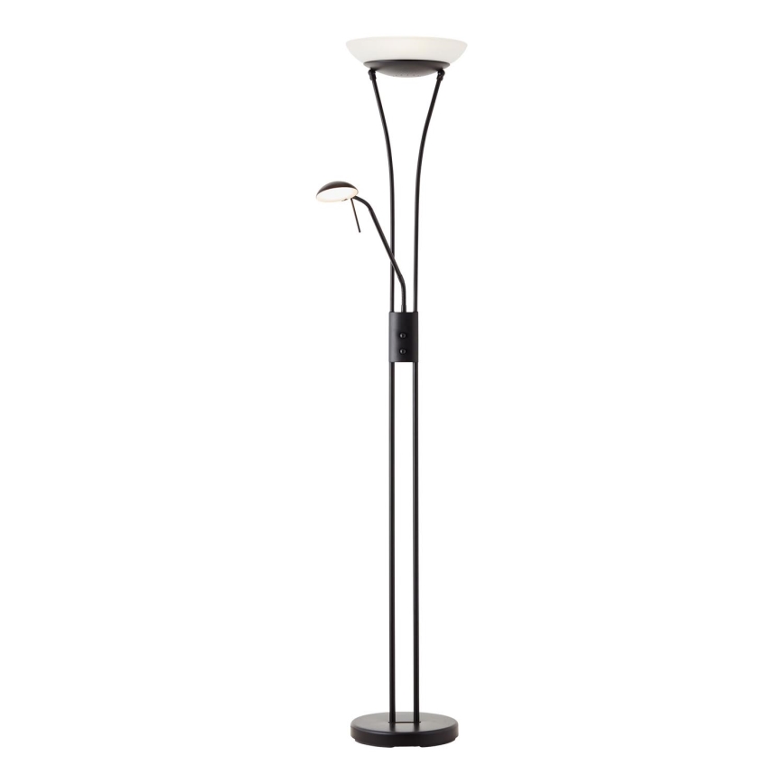 Brilliant - himmennettävä LED-lattiavalaisin FINN 2xLED/13W/230V musta