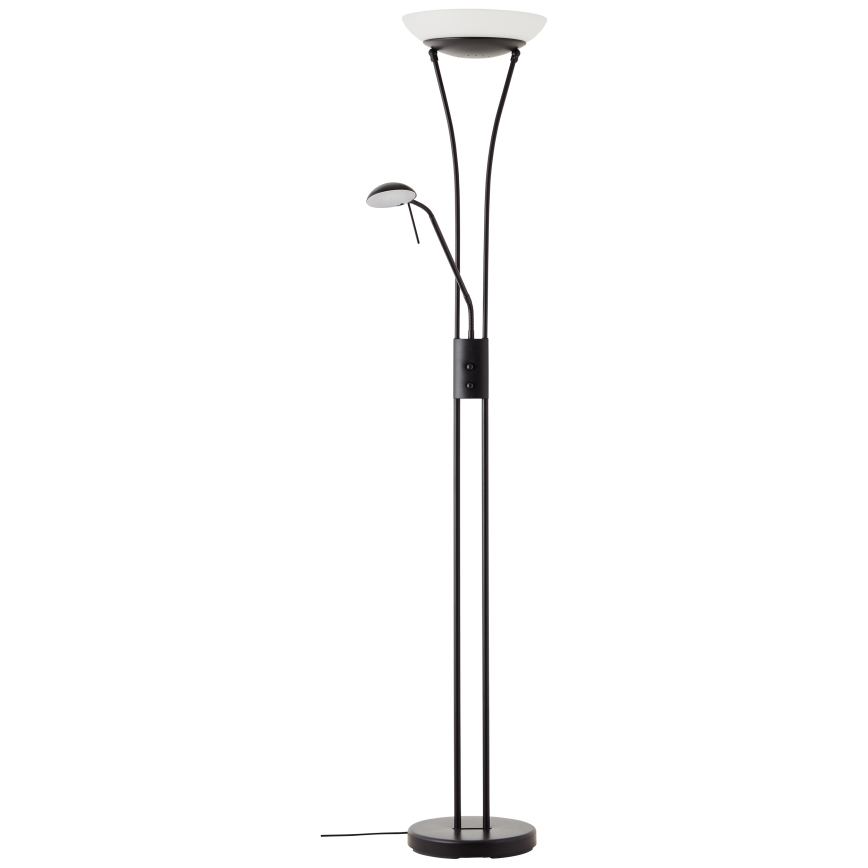 Brilliant - himmennettävä LED-lattiavalaisin FINN 2xLED/13W/230V musta