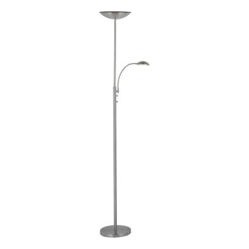 Brilliant - himmennettävä LED-lattiavalaisin ROSANNA 2xLED/13W/230V mattakromi