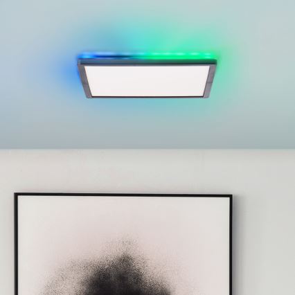 Brilliant - LED RGBW Himmennettävä kattovalo SALTERY LED/20W/230V 3000-6500 + kauko-ohjaus