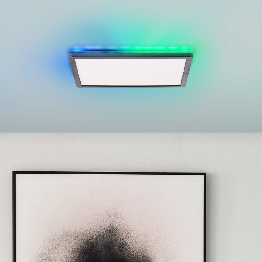 Brilliant - LED RGBW Himmennettävä kattovalo SALTERY LED/20W/230V 3000-6500 + kauko-ohjaus
