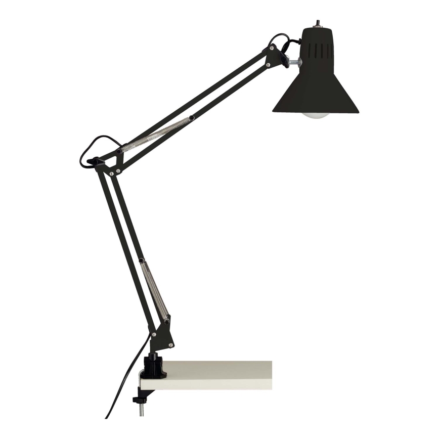 Brilliant - HOBBY pöytälamppu klipsillä 1xE27/40W/230V musta