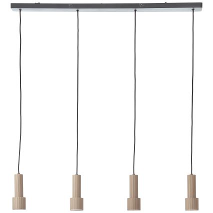 Brilliant - Kattokruunu johdossa CADIZ 4xGU10/10W/230V pronssi