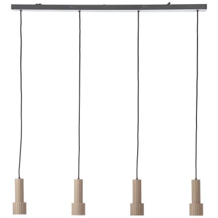 Brilliant - Kattokruunu johdossa CADIZ 4xGU10/10W/230V pronssi