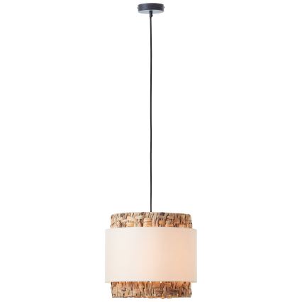 Brilliant - Kattokruunu johdossa WATERLILLY 1xE27/60W/230V halkaisija 35 cm kerma