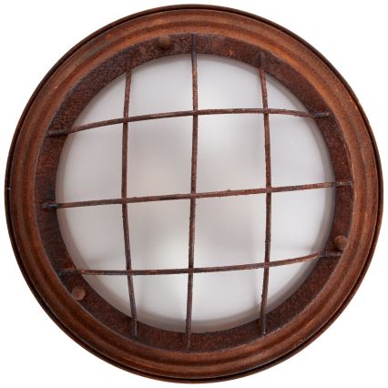 Brilliant - Kattovalaisin TYPHOON 2xE27/30W/230V punaruskea